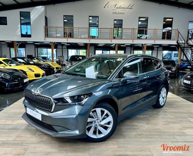 Cliquer pour voir la photo suivante Skoda Enyaq Iv IV 80 77 KWH 1ère Main c Gris de 2021