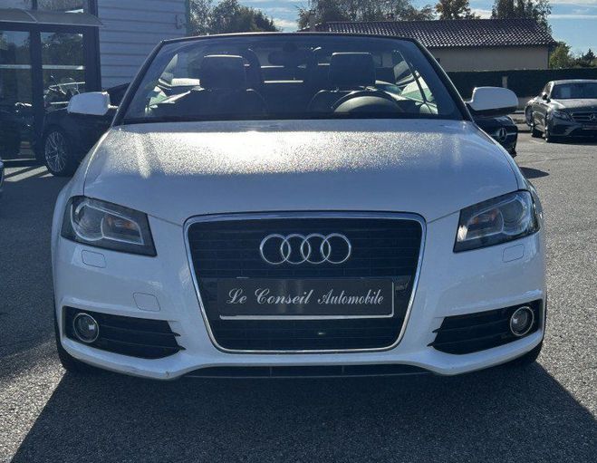 Audi A3 CABRIOLET 2.0 TDI 140CH DPF START/STOP A Blanc de 2011