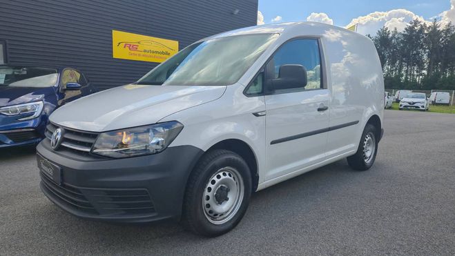 Cliquer pour voir la photo suivante Volkswagen Caddy 2,0 TDI 75 BUS LINE 12490TTC BLANC de 2019