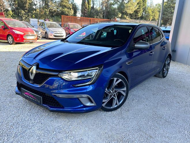 Renault Megane IV BERLINE TCe 205 Energy EDC7 GT / Orig Bleu de 2016