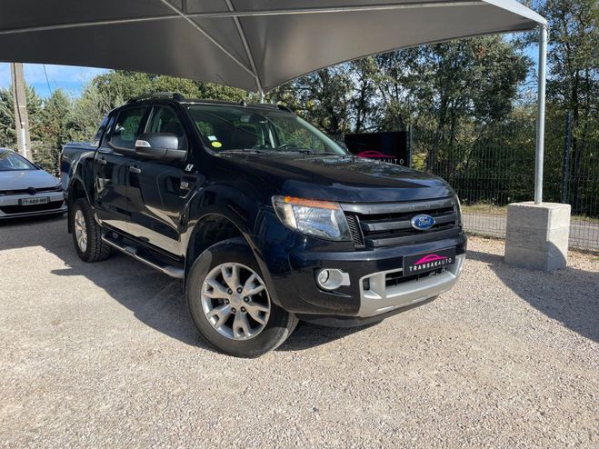 Cliquer pour voir la photo suivante Ford Ranger DOUBLE CABINE 3.2 TDCi 200 4X4 WILDTRAK Noir de 2015