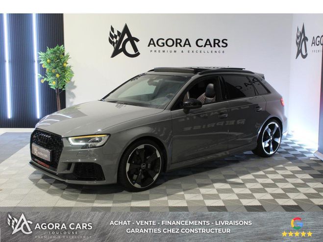 Cliquer pour voir la photo suivante Audi RS3 SportBack Quattro 2.5 TFSI - 400 - BV S- GRIS CLAIR de 2020