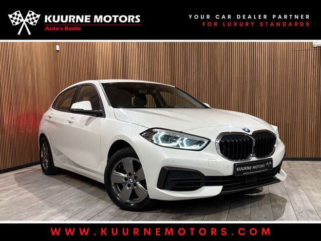 BMW Serie 1 116 dA Alu16-Leder-Gps-Carpl.-Pdc-Airco Blanc Mtallis de 