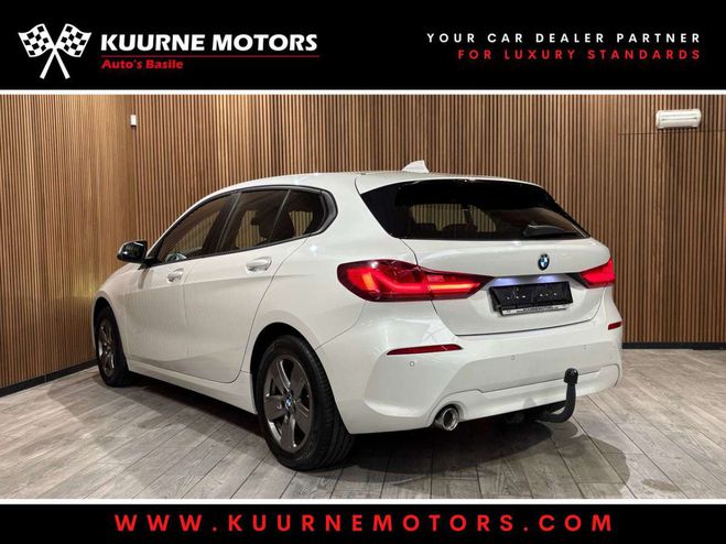 BMW Serie 1 116 dA Alu16-Leder-Gps-Carpl.-Pdc-Airco Blanc Mtallis de 