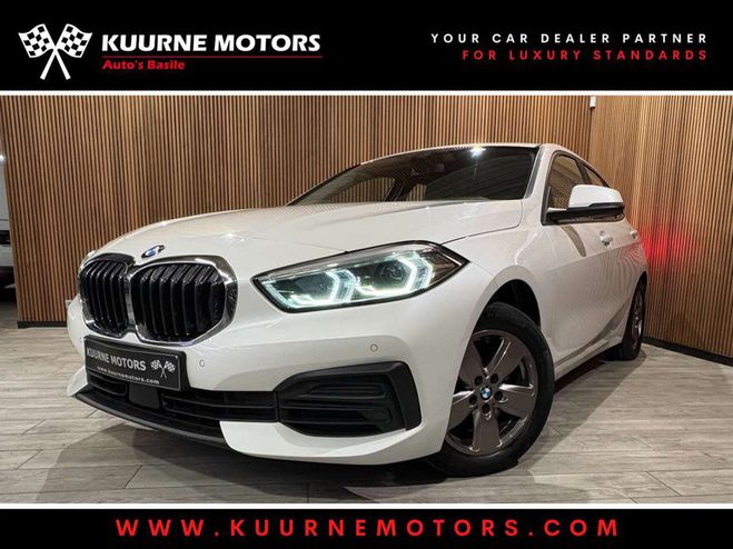 BMW Serie 1 116 dA Alu16-Leder-Gps-Carpl.-Pdc-Airco Blanc Mtallis de 