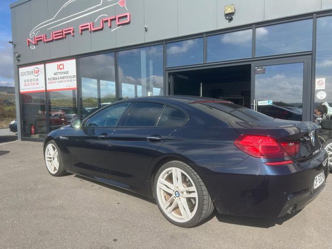 BMW Serie 6 Gran Coupe F06 640d 313ch Sport Design A Bleu Fonc� de 2012