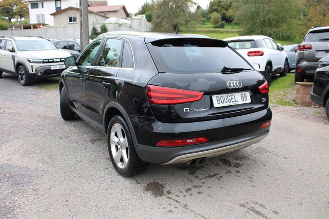 Audi Q3 EXCLUSIVE 2L TDI 140 CV QUATTRO GPS 3D J Noir Diamant de 2013