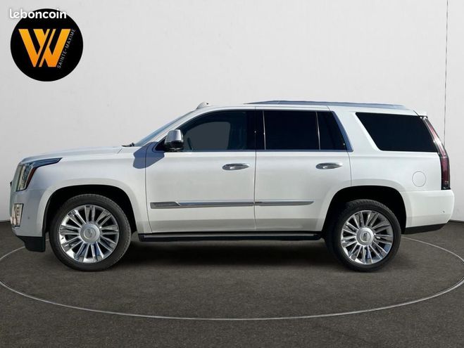 Cadillac Escalade 6.2 425ch V8 PLATINUM Flexfuel d'origine Blanc de 2020