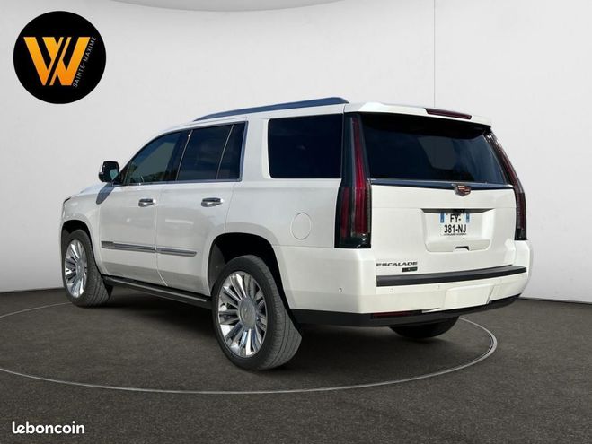 Cadillac Escalade 6.2 425ch V8 PLATINUM Flexfuel d'origine Blanc de 2020