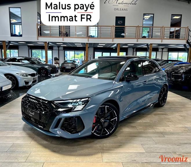 Cliquer pour voir la photo suivante Audi RS3 Sportback Quattro 2.5 TFSI 400 cv FULL / Gris de 2023