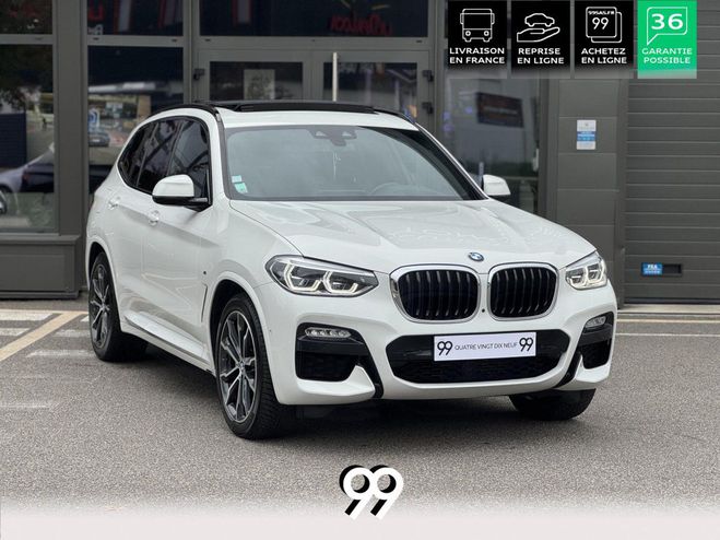 BMW X3 xDrive 30d - BVA Sport G01 G08 F97 M LIV ALPINWEISS UNIE de 2019