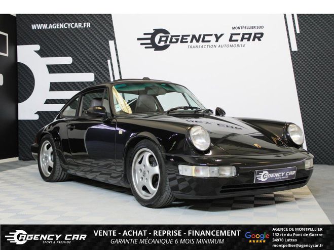 Porsche 911 3.6i TYPE 964 COUPE Carrera 2 HISTORIQUE NOIR de 1991