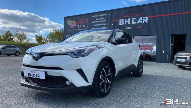 Cliquer pour voir la photo suivante Toyota C HR 1.8 122H 100 HYBRID FULL-HYBRID GRAPHIC  Blanc de 2017