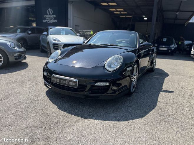 Cliquer pour voir la photo suivante Porsche 911 CABRIOLET (997) TURBO TIPTRONIC S Noir de 2008