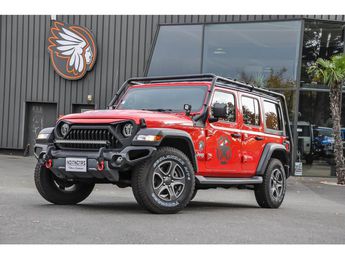  Voir détails -Jeep Wrangler 2.0i T - 272 BVA 4x4 2018 Unlimited Spor à Coignires (78)