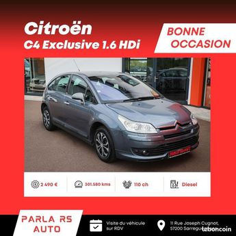  Voir détails -Citroen C4 Exclusive 1.6 HDi 16V 110ch à Sarreguemines (57)
