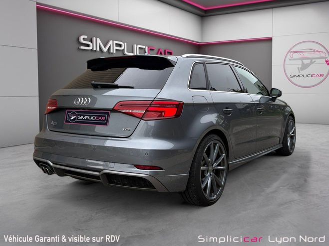 Audi A3 Sportback 2.0 TDI 150 S tronic 6 S Line  Gris de 2016