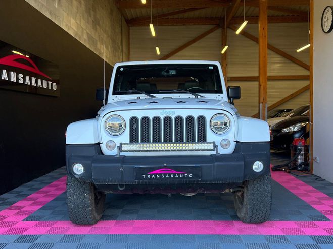 Jeep Wrangler Jeep Wrangler 2.8 CRD 200 Sahara - Hardtop peint + cap Blanc de 2014