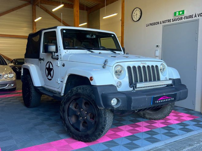 Jeep Wrangler Jeep Wrangler 2.8 CRD 200 Sahara - Hardtop peint + cap Blanc de 2014
