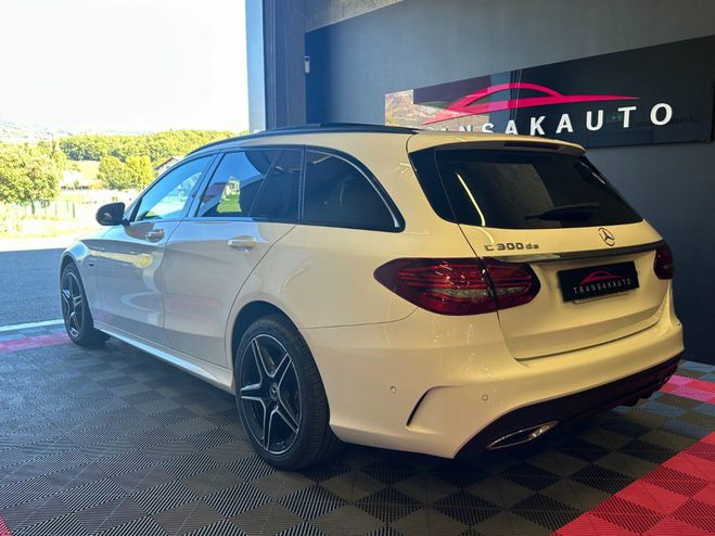 Mercedes Classe C BREAK 300de 2.0 CDI 306ch 9G-Tronic AMG  Blanc de 2021