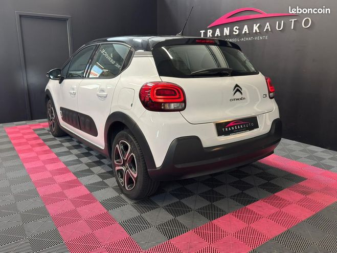 Citroen C3 1.2 VTi 82ch Shine PREMIRE MAIN SUIVI C Blanc de 2019