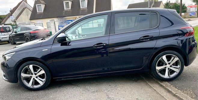 Peugeot 308 1.2 PT 130 CV style EAT8 ENTRETIEN COMPL Bleu Marine Mtallis de 2019