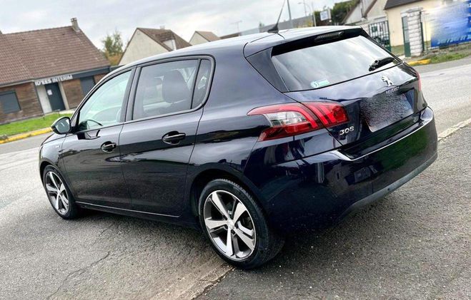 Peugeot 308 1.2 PT 130 CV style EAT8 ENTRETIEN COMPL Bleu Marine Mtallis de 2019