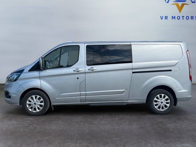 Ford Transit Custom 2.0 EcoBlue 5pl L2H1130ch Limited GRIS C de 2018