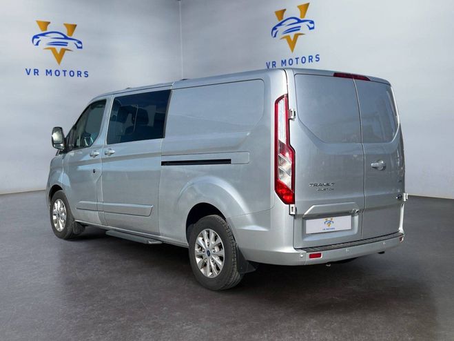 Ford Transit Custom 2.0 EcoBlue 5pl L2H1130ch Limited GRIS C de 2018
