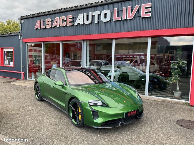 Cliquer pour voir la photo suivante Porsche Taycan (9J1) 761CH TURBO S MY20 Vert de 2020
