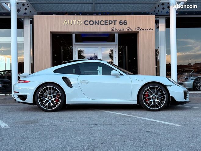 Porsche 911 991 TURBO 3.8 520 Ch PACK AERO Blanc de 2015