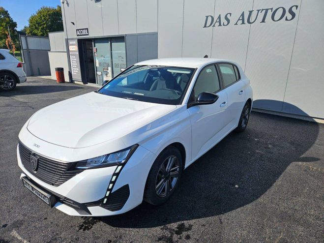 Cliquer pour voir la photo suivante Peugeot 308 1.5 BlueHDi 130ch Active Pack EAT8 TVA R BLANC de 2023