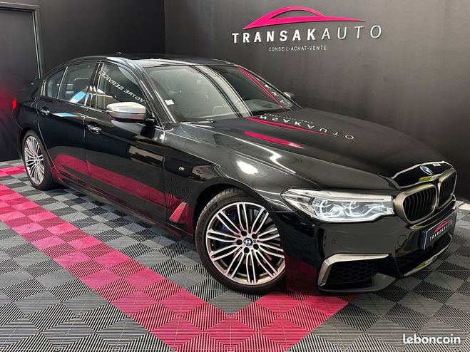 Cliquer pour voir la photo suivante BMW Serie 5 G30 M550d xDrive 400 ch BVA8 SUIVI COMPL Noir de 2017
