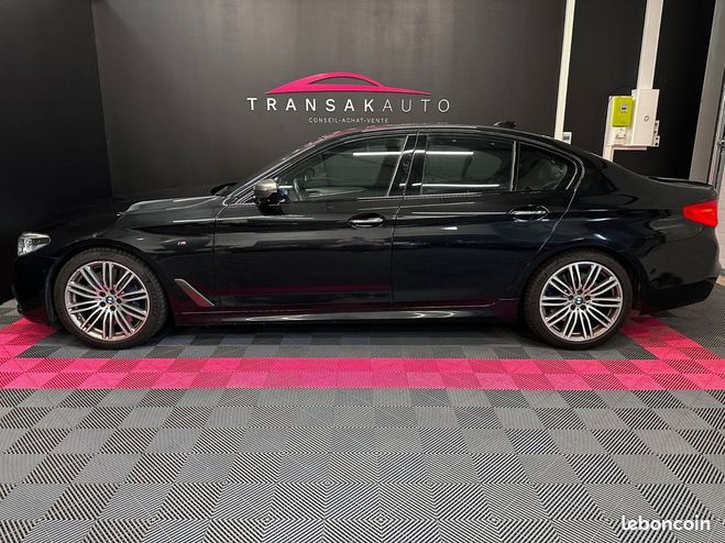 BMW Serie 5 G30 M550d xDrive 400 ch BVA8 SUIVI COMPL Noir de 2017