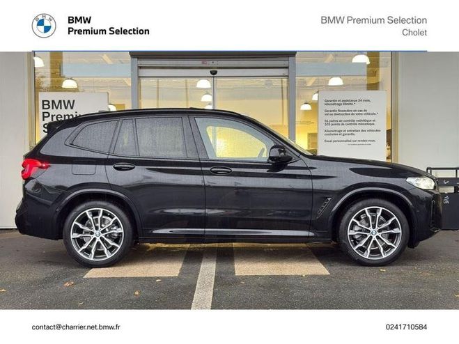 BMW X3 xDrive20d 190ch M Sport Saphirschwarz Mtallis de 2024