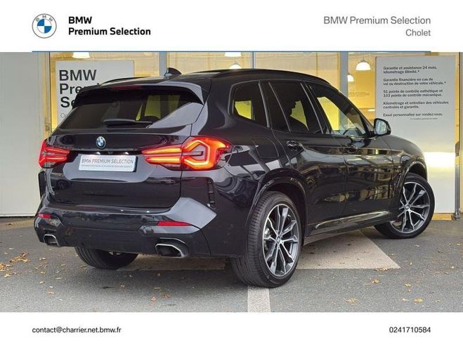 BMW X3 xDrive30d 286ch M Sport M Carbonschwarz Mtallis de 2023