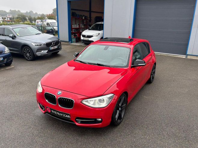 BMW Serie 1 120d BVA 8 120 D F20 Sport TOIT OUVRANT  ROUGE FONCE de 2012