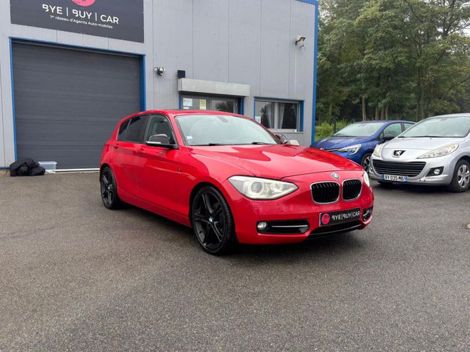 BMW Serie 1 120d BVA 8 120 D F20 Sport TOIT OUVRANT  ROUGE FONCE de 2012