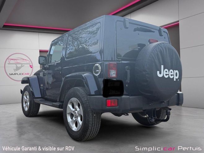 Jeep Wrangler Jeep Wrangler 2.8 CRD 200 Sahara Attelage jantes 18 cl Bleu de 2013