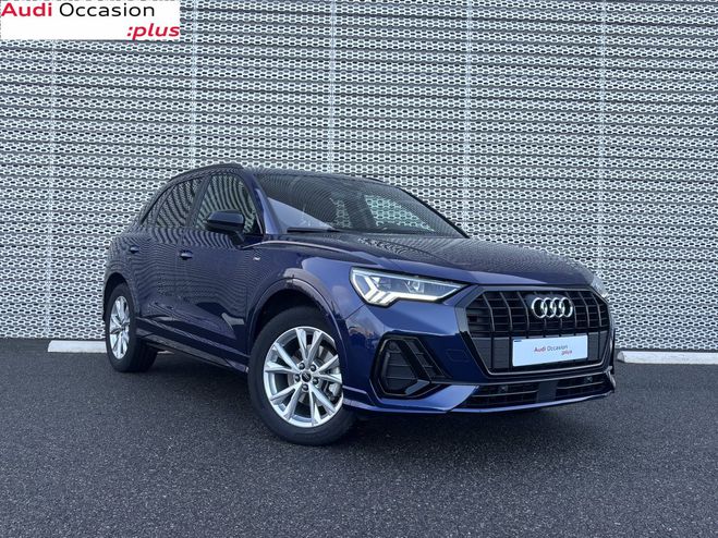 Audi Q3 35 TDI 150 ch S tronic 7 S line plus Bleu de 2024