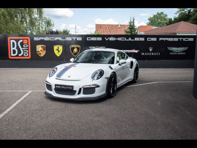 Porsche 911 991 GT3 RS 4.0l Pack Clubsport - 500ch - Blanc Pure White de 2016