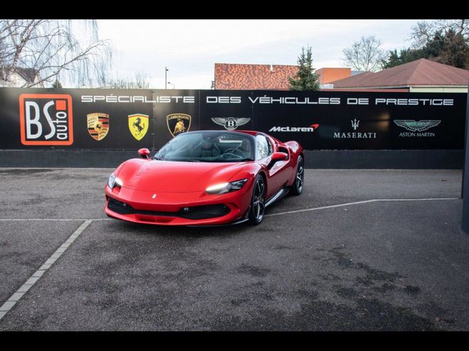 Cliquer pour voir la photo suivante Ferrari 296 GTS - V6 bi-turbo - 830ch - INTERIEUR + EXTE Rosso Corsa de 2023