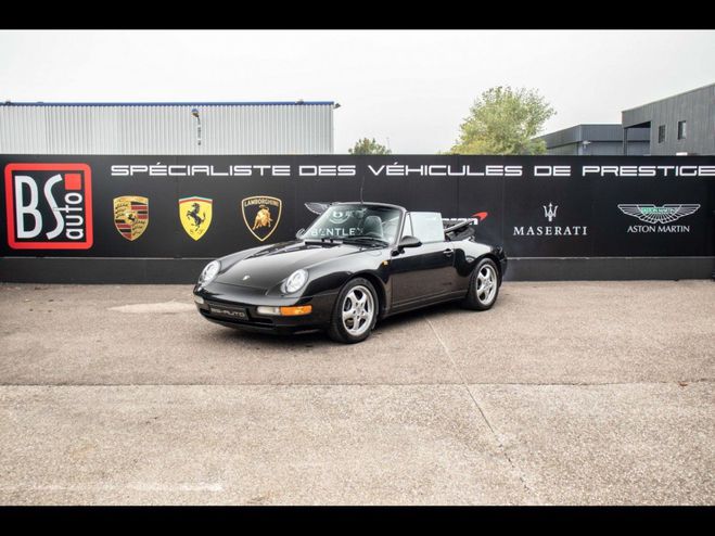 Porsche 911 993.2 Carrera 2 Cabriolet - 3.6l - 285ch Noir Mtallis de 1996