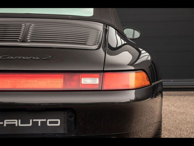Porsche 911 993.2 Carrera 2 Cabriolet - 3.6l - 285ch Noir Mtallis de 1996