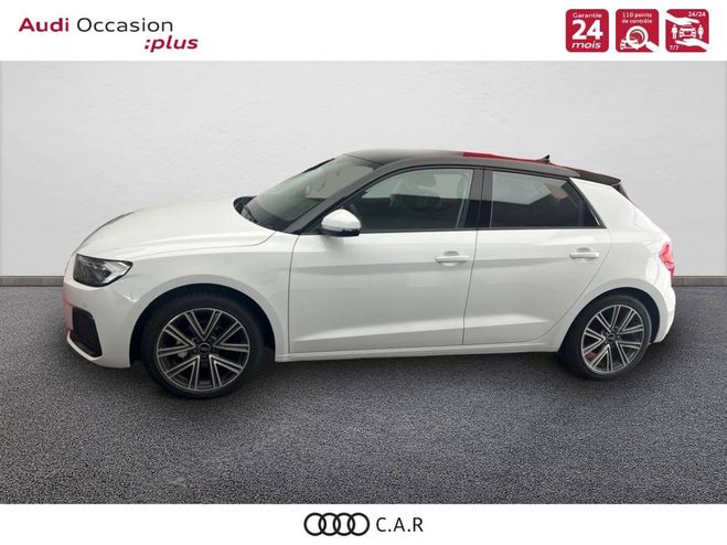 Audi A1 Sportback 25 TFSI (1.0 95CH) S TRONIC 7  BLANC GLACIER de 