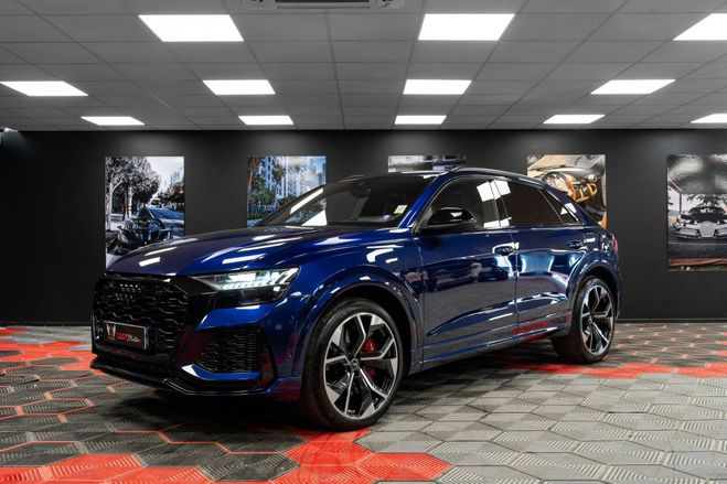 Cliquer pour voir la photo suivante Audi RS Q8 4.0 V8 BiTFSI 600ch quattro Tiptronic 8 BLEU de 2020