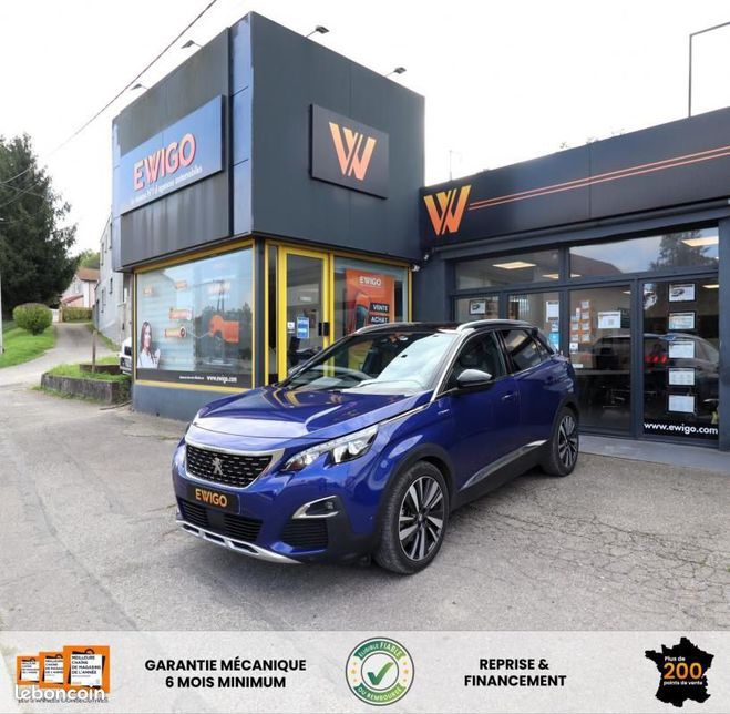 Cliquer pour voir la photo suivante Peugeot 3008 GENERATION-II 1.6 HYBRID4 CH 225 PHEV GT Bleu de 2020