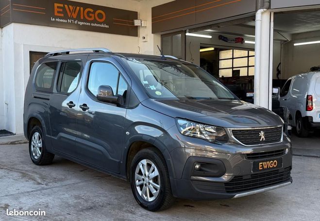 Peugeot Rifter LONG 1.5 BLUEHDI 100 ALLURE 7PL + CARPLA Gris de 2020