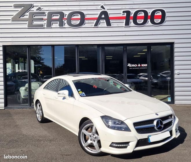 Cliquer pour voir la photo suivante Mercedes Classe CLS Classe 350D 3.0 4-MATIC Pack AMG Blanc de 2012