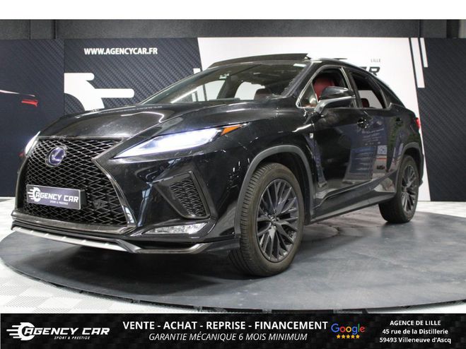 Cliquer pour voir la photo suivante Lexus RX 450h 4WD 3.5 V6 BV E-CVT F Sport Suivi A Noir métallisé de 2020